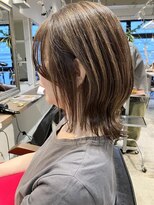 ナルヘアー 越谷(Nalu hair)&nbsp;30代40代50代越谷/白髪ぼかしハイライト/レイヤースタイル