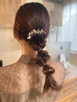 コエ 元町 石川町 (Koe.) お呼ばれヘアセット＊ふんわりお花ポニー[元町/石川町]