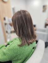 ツナグ(TSUNAGU)&nbsp;☆切りっぱなしボブ×ハイライトグレージュカラー