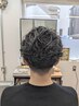 【メンズパーマ】カット+ニュアンスパーマ＋頭皮洗浄バブル　￥13200→￥12650