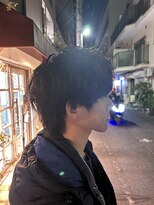 オムファミーユラグ(homme, famille raugh) マッシュウルフに緩めスパイラル