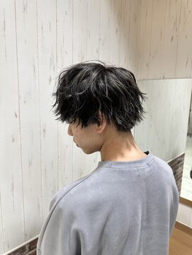 ソワン ドゥ ブレス 立花店(soin de brace) メンズハイライト波巻きセット