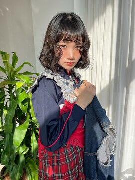 ネス(ness) 【bob style】×【透ける暗髪】