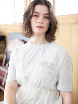 サロン ド ウィズ 西船橋店(Salon de With) 外国人風フェミニンパーマ/ココアグレージュ◎30代40代50代