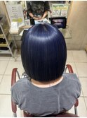 色落ちグレー系ネイビーカラー