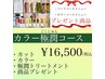 【10月限定】カラー＋カット極潤コース (ホームケア付) ￥16,500