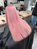 ベレーザ 渋谷(BELEZA)&nbsp;10961髪質改善ホワイトピンクラベンダーミルクティーストレート