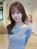 ユーフォリア 青山(Euphoria)&nbsp;20代30代寒色系カラーシースルーバンク艶感ストレート透明感