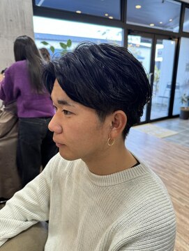 アーチ(ARCH) 『ニュアンスパーマ』 センターパート