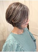 ハイライト＋フェイスフレーミング/ミントベージュ