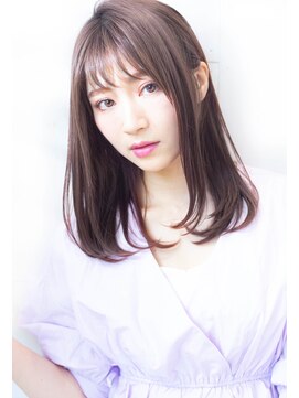 ルーヴル 西宮北口(Louvre) グレーベージュ・ニュアンスカラー・ボブ・ミディアム