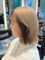 インク サカエ(inq sakae)&nbsp;逆インナーカラー/ブリーチカラー