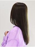 30代40代髪質改善ココアブラウン艶感ストレート透明感赤み消し