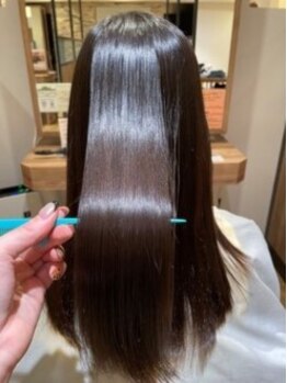 アネモネ 真美ヶ丘店(Ane mone)の写真/自慢のメニュー≪酸性ストレート取扱≫圧倒的な艶感に驚くはず!!ずっと触っていたくなる手触りへ☆
