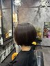 カット＋髪質改善オイルカラー(リタッチ)＋リンケージTR ￥10,000→￥8,900