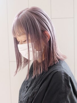 シオン(shion) ボブミディアムおくれ毛前髪カット_ba353901