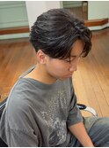 フェザーパーマ/フェザーショート/刈り上げセンターパート