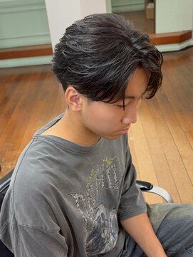 フラッシュパック(FLASH PACK) フェザーパーマ/フェザーショート/刈り上げセンターパート