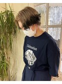 ハンサムショート×デザインカラー