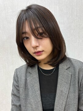 ガーデン 銀座(GARDEN) レイヤー ボブレイヤー ロブレイヤー チョコレートブラウン