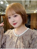 ◎切りっぱなしボブタッセルボブ顔まわりレイヤーボブミニボブ