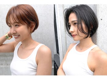 ブランニュー オーバー 難波店(Brandnew over)の写真/【駅近☆なんば駅徒歩2分】お客様1人1人のお顔に合わせた丁寧なカットが人気◎”大人”styleを手に入れて！