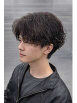 ウィールールピヴォクロス(WE RULE pivot cross)&nbsp;メンズ/パーマ/センターパート/マッシュ/無造作