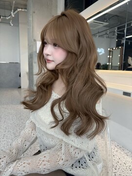 ロール 博多(Role) 似合わせカット/ダブルカラー/ブリーチ/ミルクティーベージュ