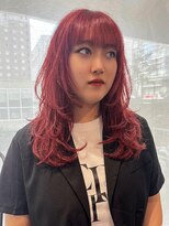 フォト イケブクロ(foto IKEBUKURO)&nbsp;♪ハッシュカット/レイヤー/韓国/ワインレッド