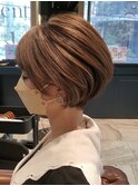 お白髪ぼかしハイライト