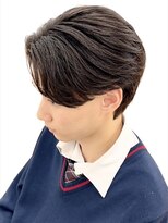 become men's hair 名駅EAST【10月3日 NEW OPEN(予定)】&nbsp;曲がる縮毛矯正/黒髪センターパート/名古屋/名駅