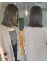 ラーソ(laco) ぱつっとボブ 切りっぱなし