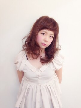 ヘアデザイン テト(hair design te et) 肩下フェミニンカール♪♪