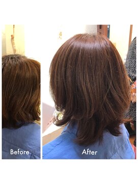 フラワーズビィーオーディー(FLOWERS BOD) 秋のハイトーングレーカラー