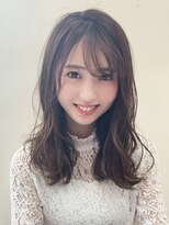 スイート ヘアデザイン(Suite HAIR DESIGN)&nbsp;《Suite》アッシュベージュ×セミロング