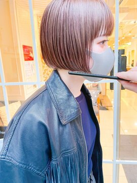 ネオリーブアイム 横浜西口店(Neolive aim) 小顔インナーカラーまるみくびれショートボブ横浜2