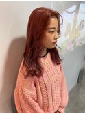 sungooseミニウルフテラコッタデジタルパーマくすみブルー
