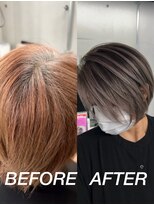 レディアル 大宮(REDEAL ope.) 【白髪手術】 ショート/ホワイトグレージュ 大宮