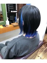 プラッキー(PLUCKY) インナーカラー　ブルー