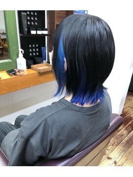 プラッキー(PLUCKY) インナーカラー　ブルー