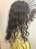 ゆるめロングスパイラルパーマ