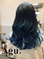 アグ ヘアー マレイ 真岡2号店(Agu hair moray)&nbsp;インディゴブルーグラデーション☆