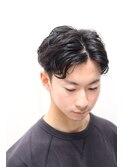 ツーブロック/ナチュラルパーマ/カルマパーマ/刈り上げ/メンズ