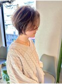 ふんわり丸みとクビレのショート♪