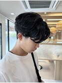 毛流れパーマ