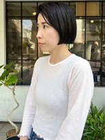 モク 京都北白川店(MOK) 【黒髪ボブ】質感でかわいく