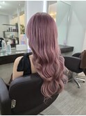 エクカラー/ピンク/ロングヘア/千葉