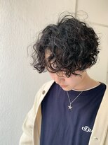 ミクマル(micmal)&nbsp;波巻きパーマショートパーマスパイラルパーマボーイッシュ女子