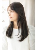 黒髪アッシュ大人美人韓国風小顔エアーストレートY大宮30代40代