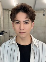 サイン メンズ 表参道(SIGN men's)&nbsp;センターパートスパイキーショートダウンパーマカルマヘア